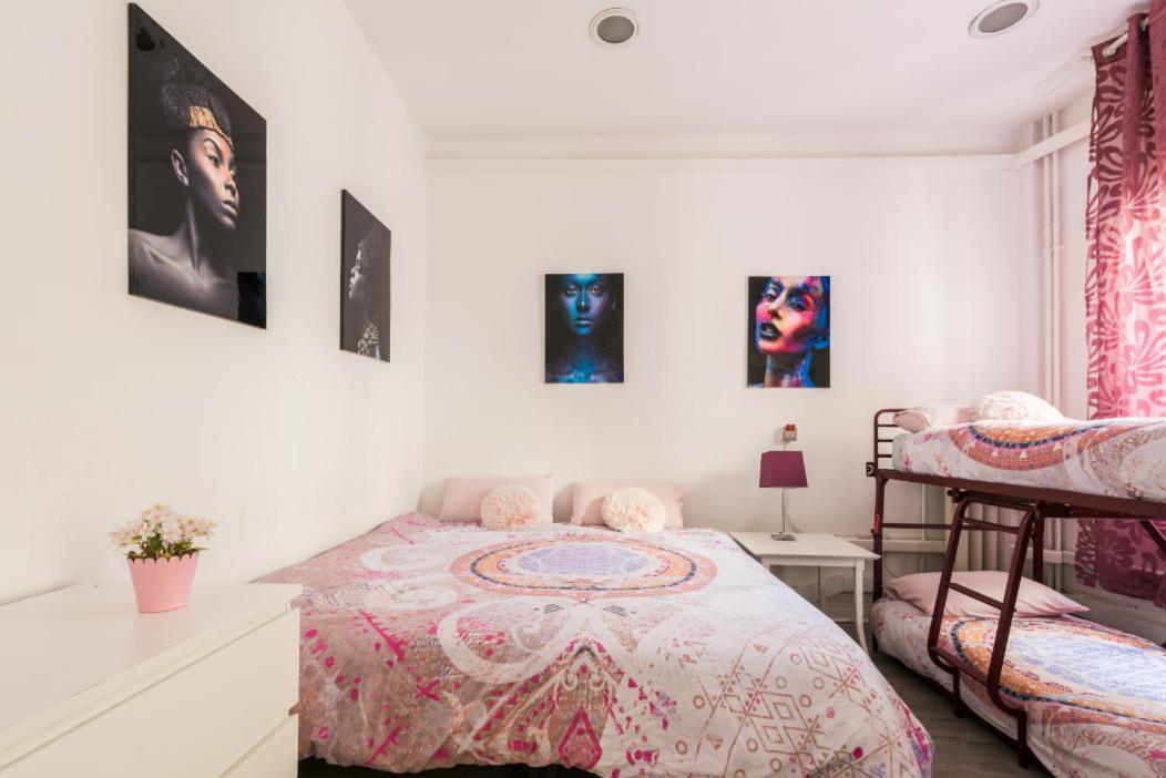 M&F 7 Rooms/7 Bathrooms Over Gran Via Madrid Esterno foto